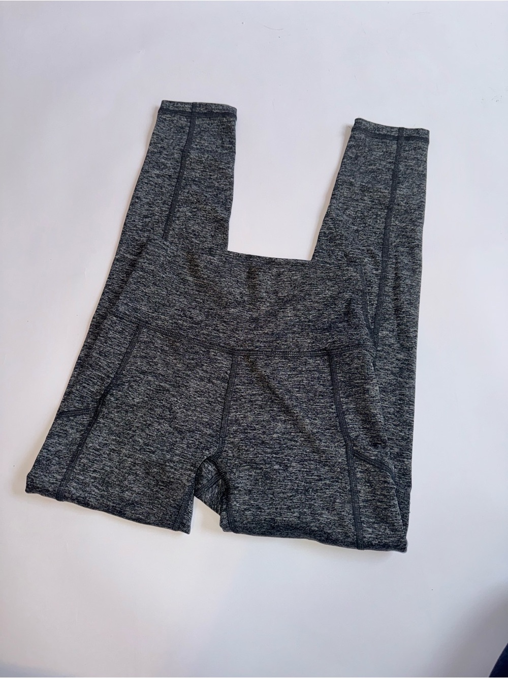 NWOT Aerie Women’s Small High Waisted Leggings Heather Gray Black Active Workout